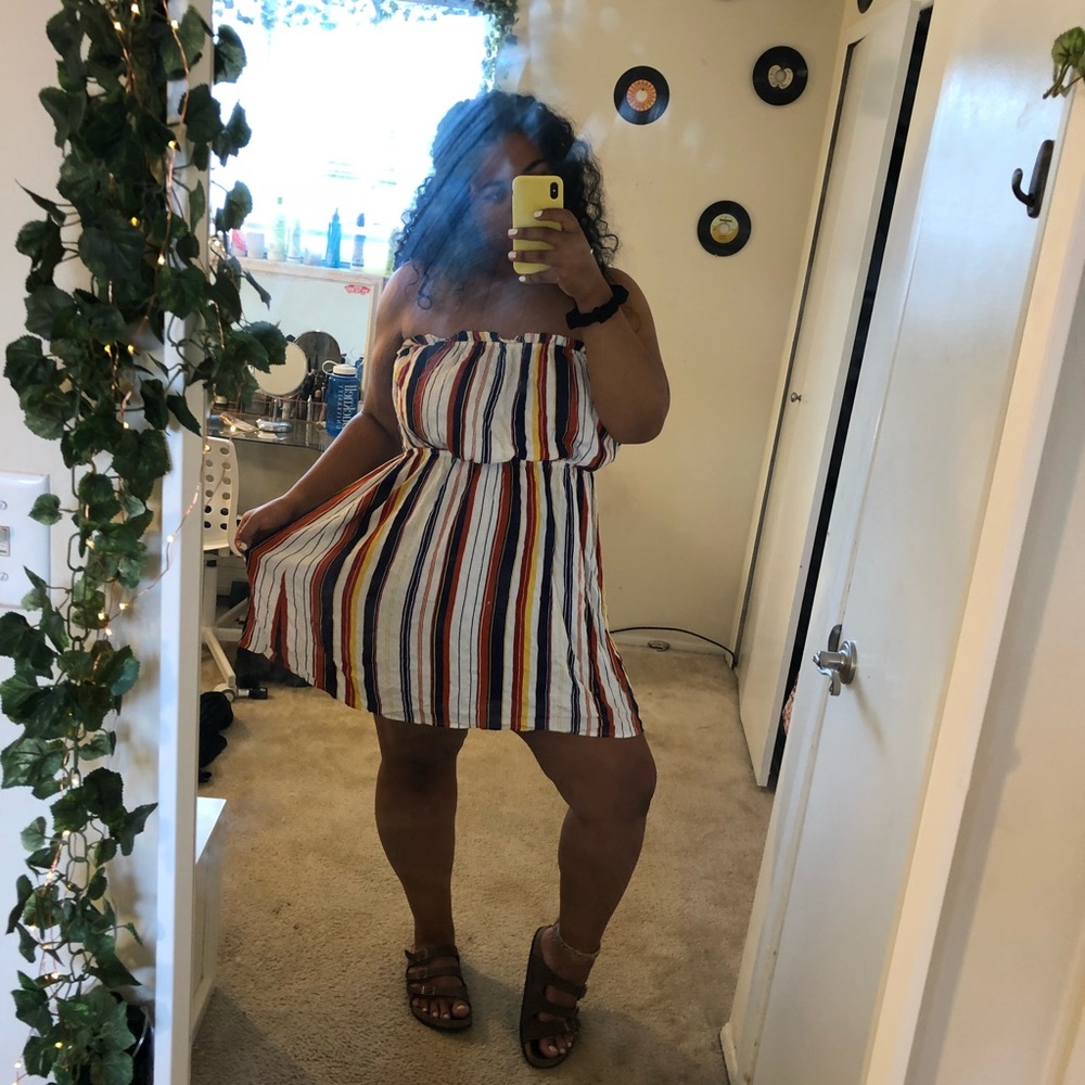 Forever 21 + fit and flair dress